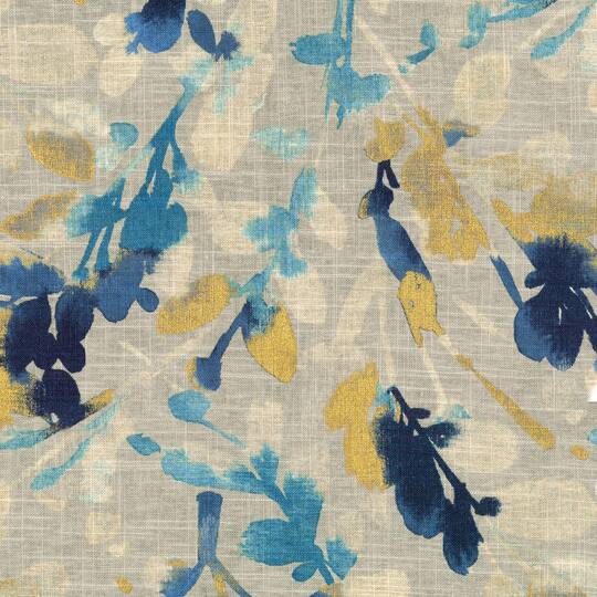 Waverly Leaf Storm Indigo Novelty Home D&#xE9;cor Fabric